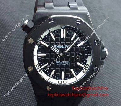 Knockoff Audemars Piguet Royal Oak All Black Watch For Sale